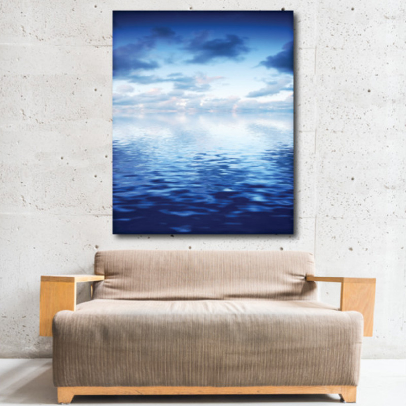 Πίνακας σε καμβά με Θάλασσα Μπλε ορίζοντας